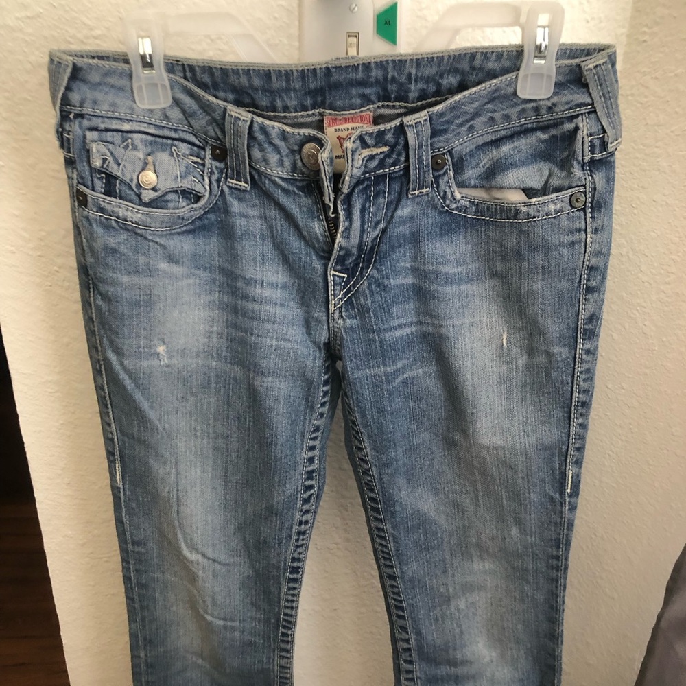 True Religion Low Rise Skinny Jeans